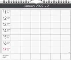 Väggagenda A4 2027