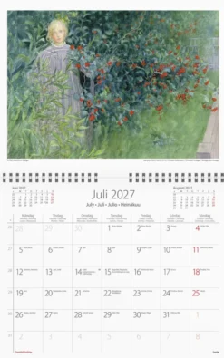 Väggkalender Carl Larsson 2027