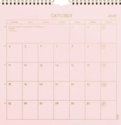 Väggkalender Color 2027