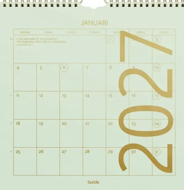 Väggkalender Color 2027