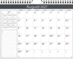 Väggkalender Elegant 2027