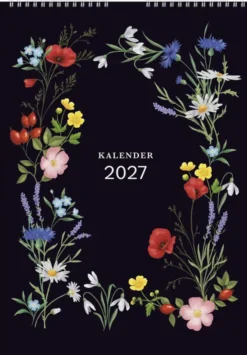 Väggkalender Illustrerad Blomster 2027