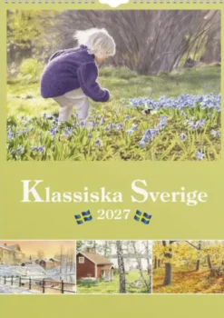 Väggkalender Klassiska Sverige 2027