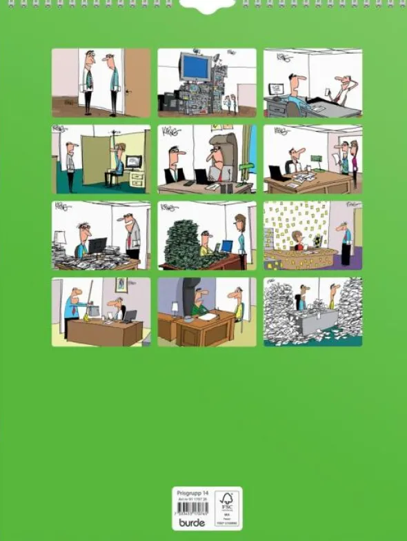 Väggkalender Kontorshumor 2026