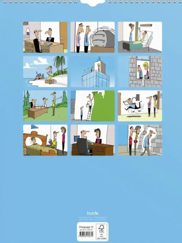 Väggkalender Kontorshumor 2027
