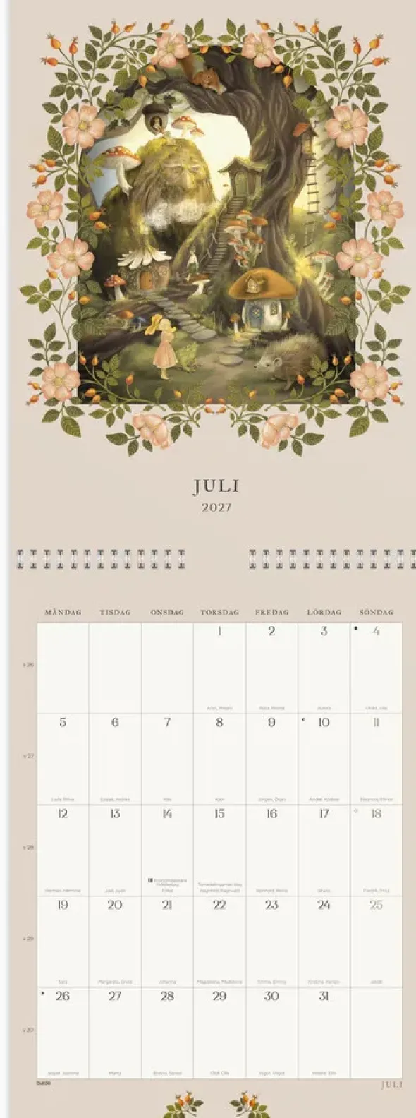 Väggkalender Sagoskog 2027