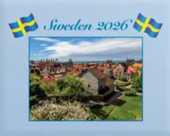 Väggkalender Sweden med kuvert 2026