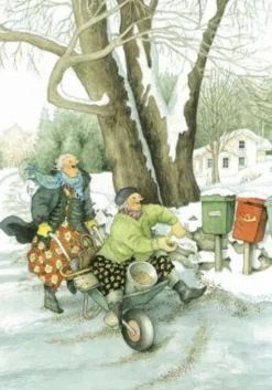 Vykort Inge Löök "Sandar"