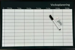 Whiteboardtavla veckoplanering 60x40cm